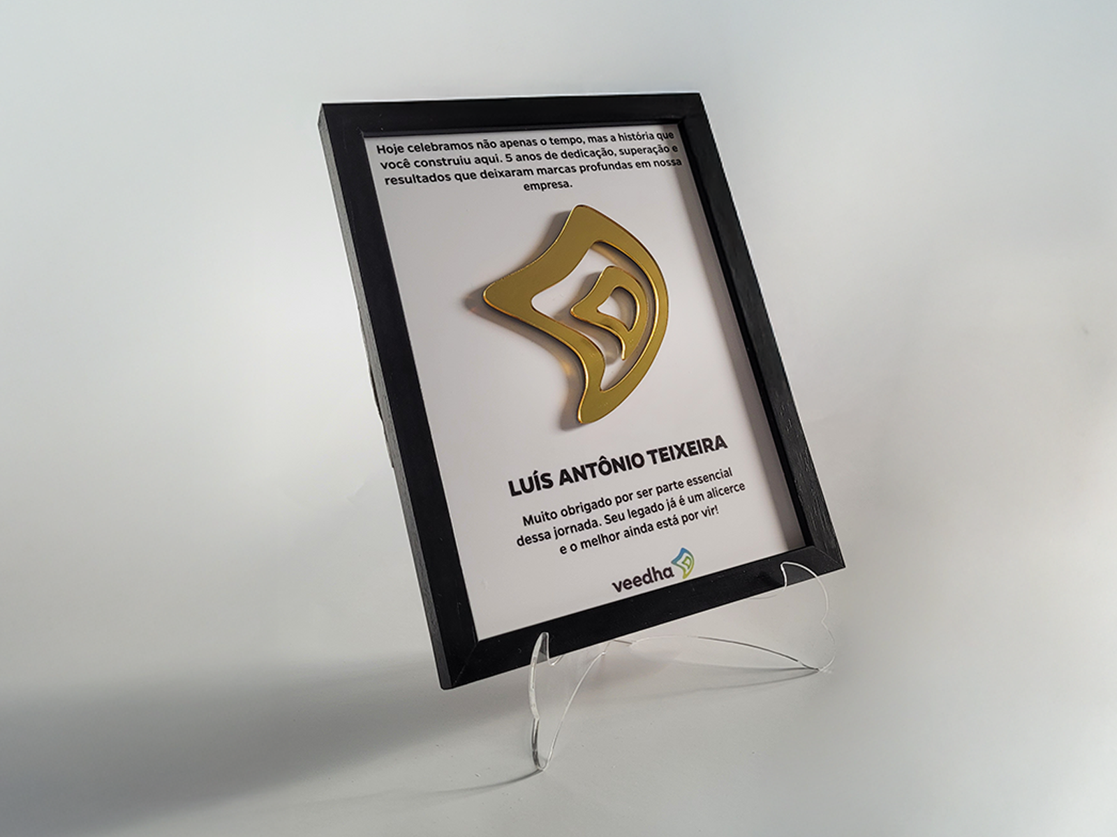 16x22cm - Quadro de Premiação Personalizado