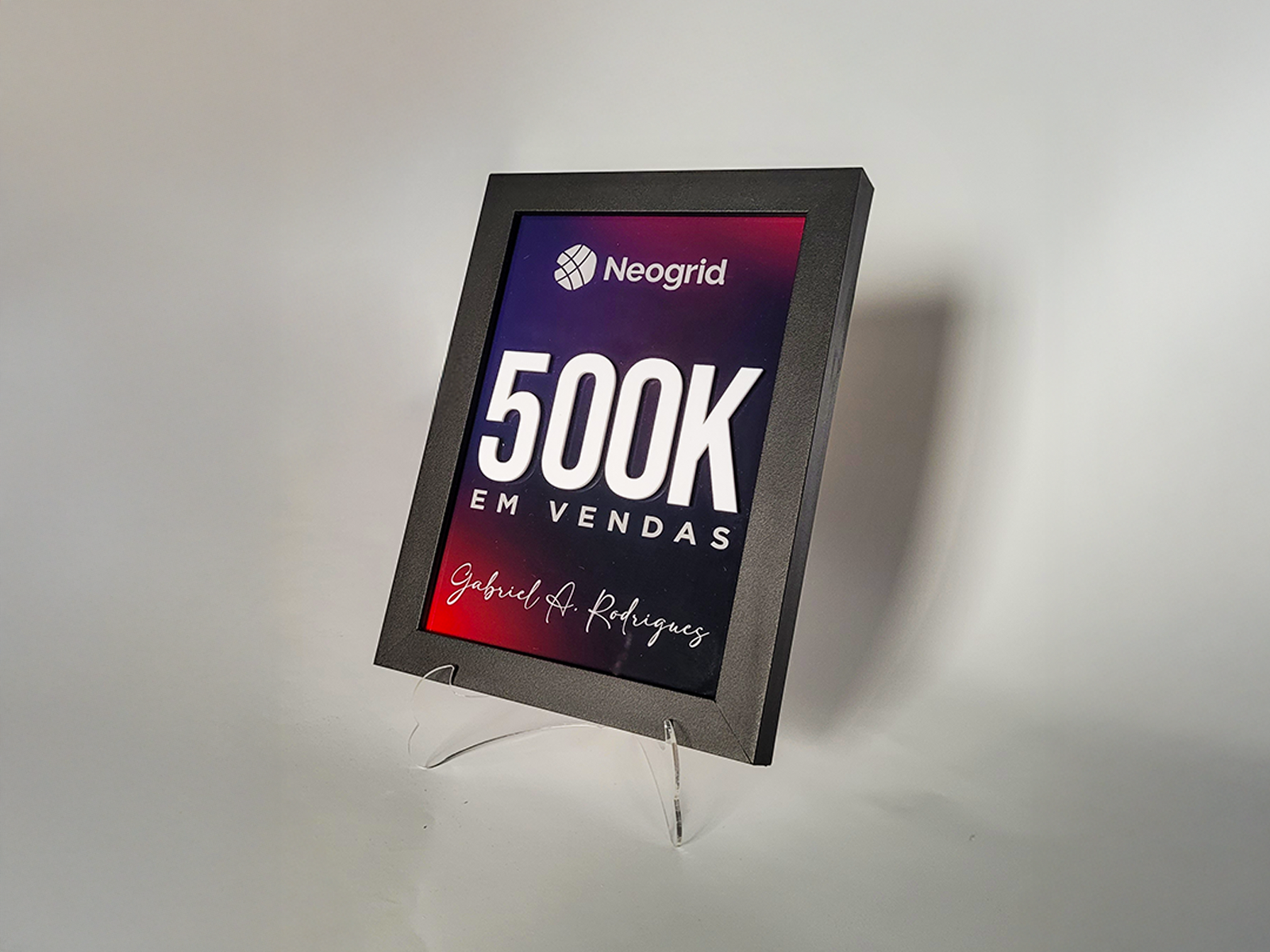 19x26cm - Quadro de Premiação Personalizado - Imagem 2