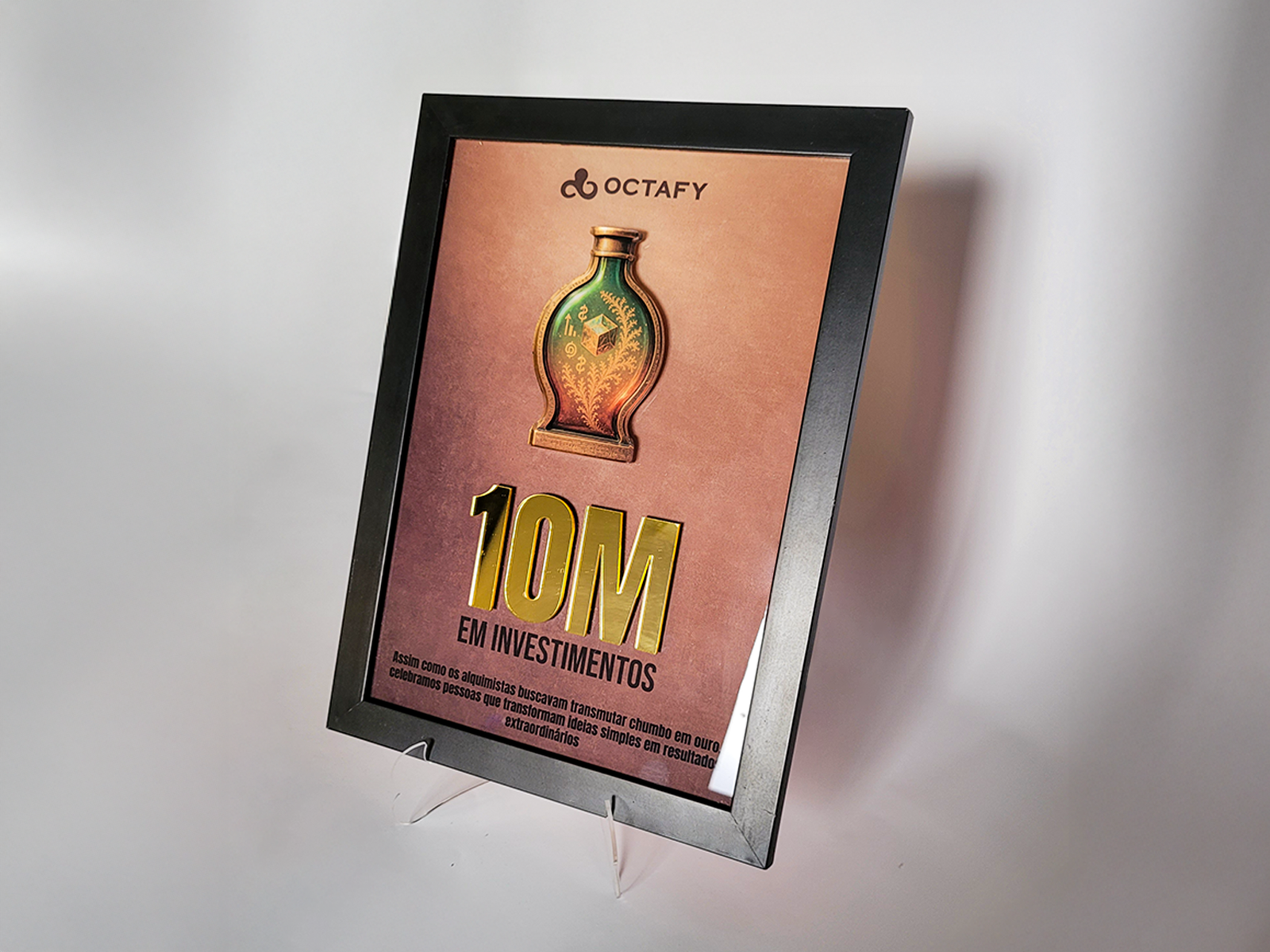 21x30cm - Quadro de Premiação Personalizado