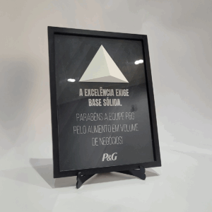 24x33cm - Quadro de Premiação Personalizado