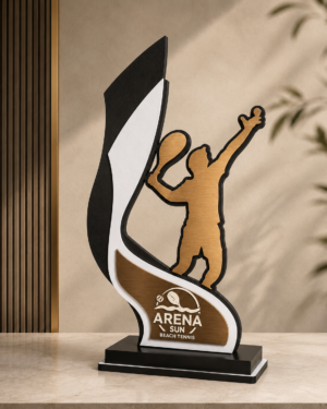 BT11 - TROFÉU BEACH TENNIS PERSONALIZADO 8