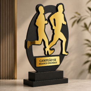 CR04 — Troféu de Corrida Personalizado