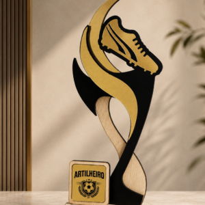 FT03 — Troféu de Futebol Personalizado