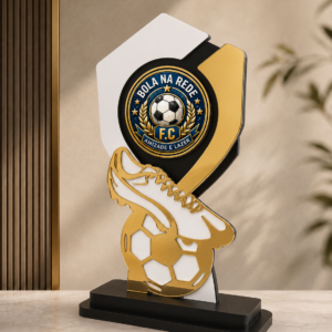 FT09 — Troféu de Futebol Personalizado