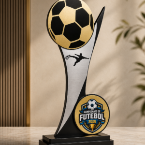 FT10 — Troféu de Futebol Personalizado