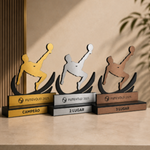 FV08 - Troféu Futevôlei Personalizado Premium