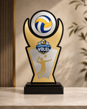 VL08 - Troféu de vôlei personalizado 2