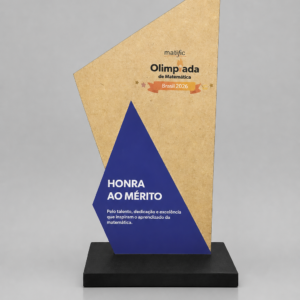 AP51 - TROFÉU PERSONALIZADO EM MDF PARA PREMIAÇÕES E RECONHECIMENTO